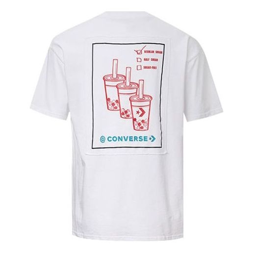 Converse Applique Short-sleeve Tee Unisex White 10020849-102 - 2
