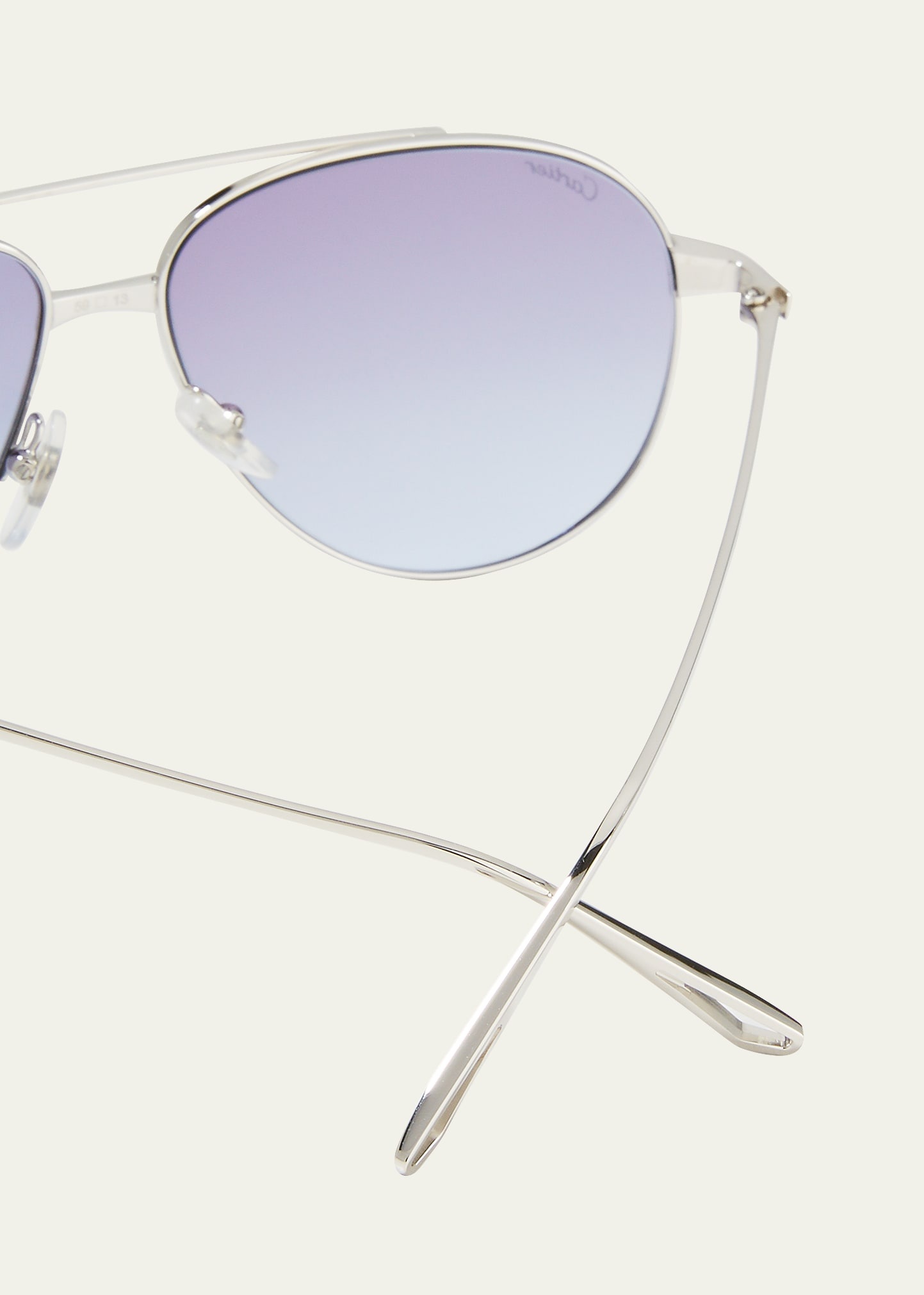 Santos Screw Metal Aviator Sunglasses - 4