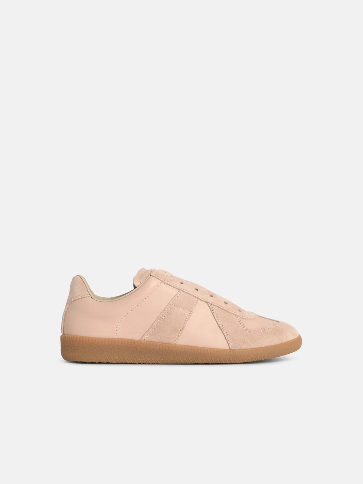 'REPLICA' NAPPA AND PEACH SUÈDE SNEAKERS - 1