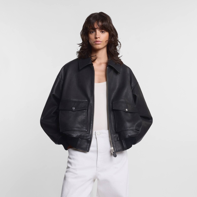Aviator Jacket in leather 4