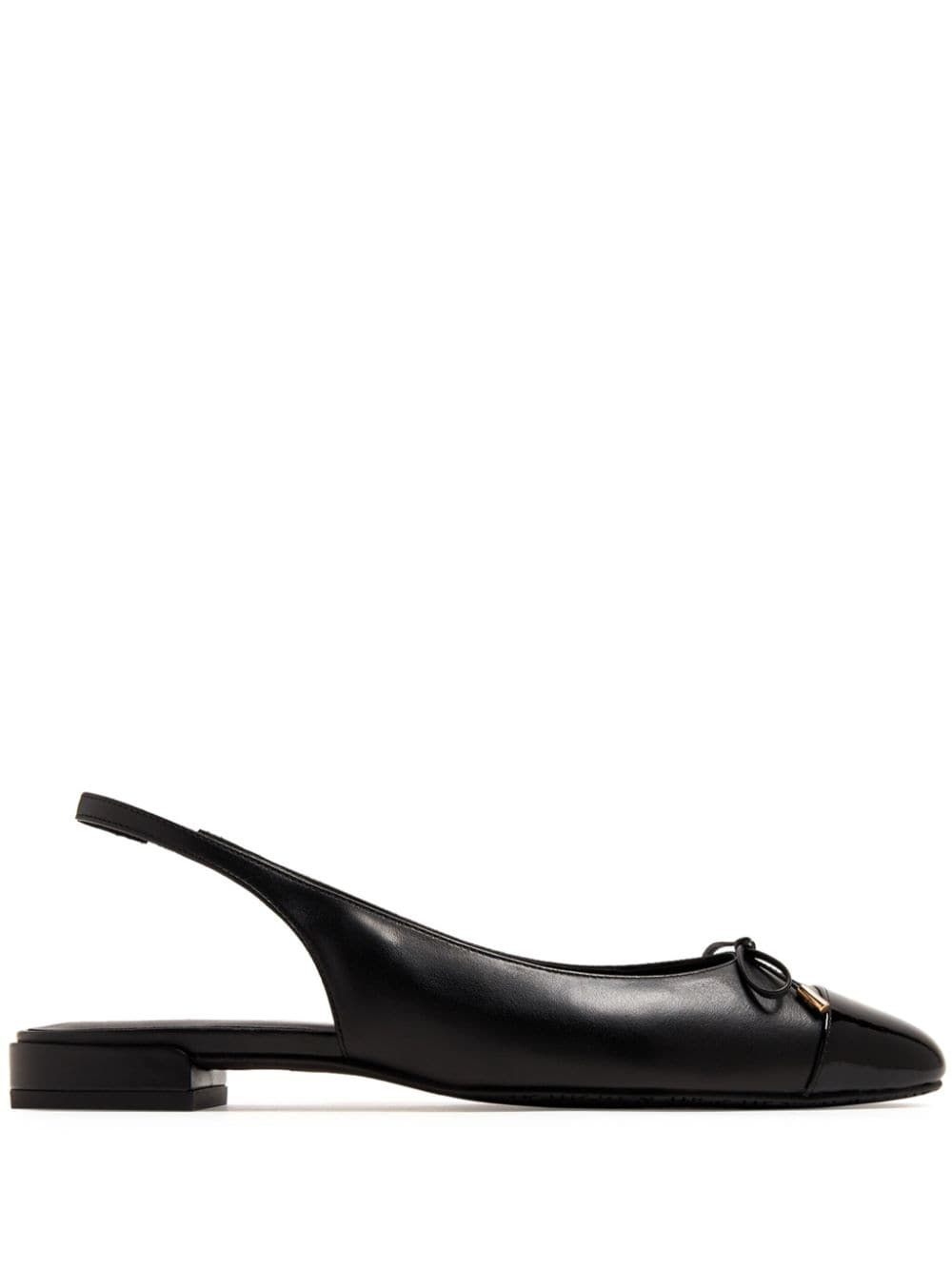 Sleek slingback ballet flats - 1