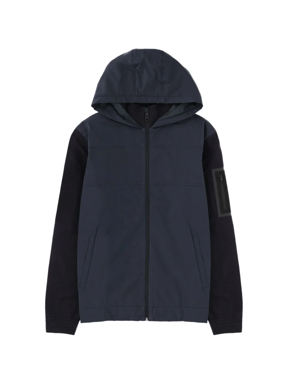 hooded zip jacket - 1