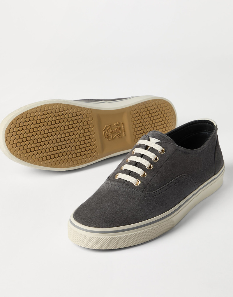 Reversed calfskin sneakers 4