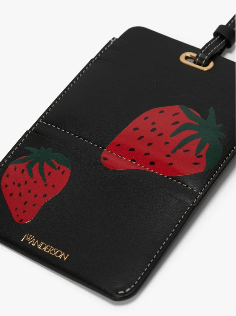 STRAWBERRY-PRINT CARDHOLDER 6
