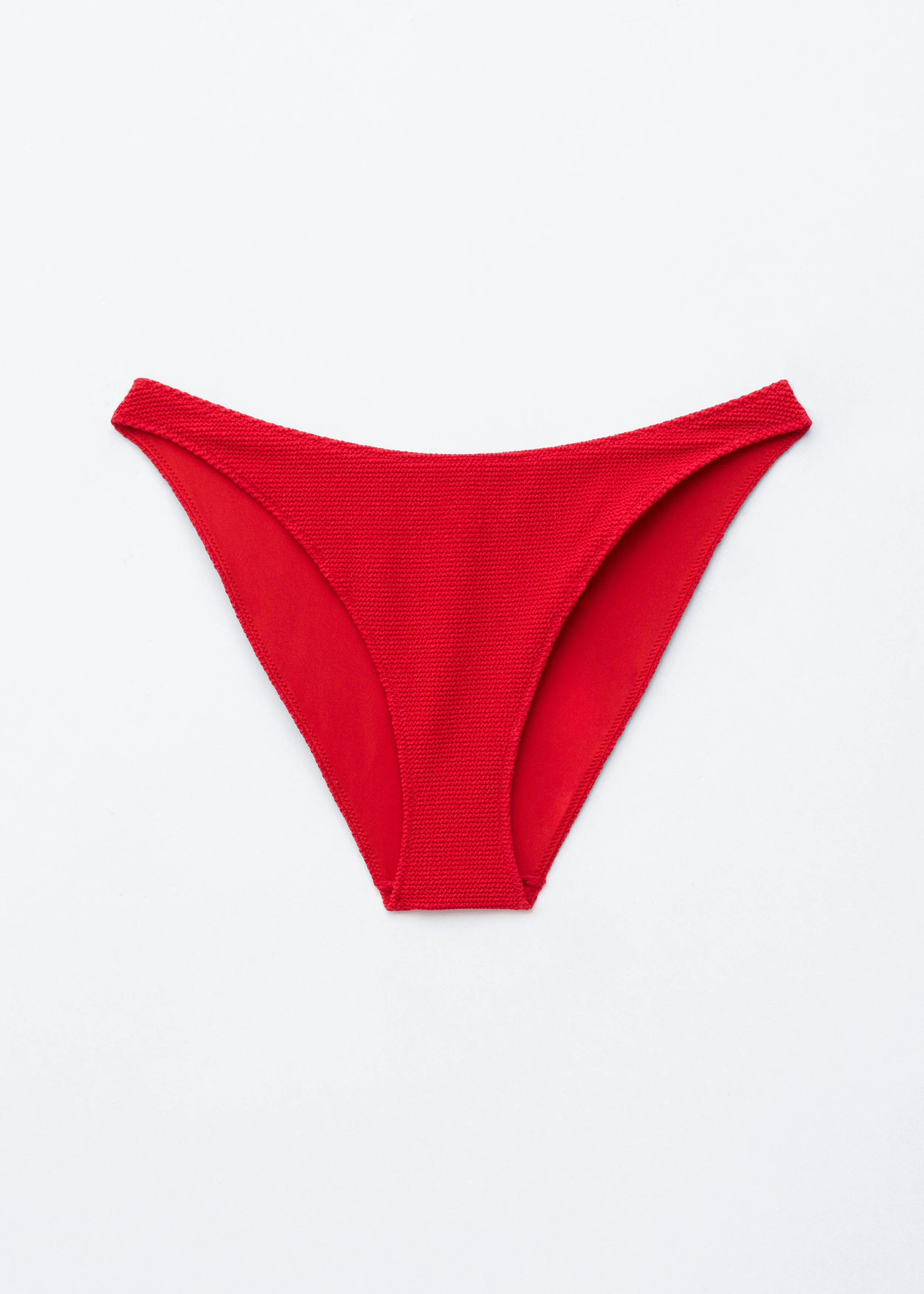 Textured Bikini Bottoms - 1