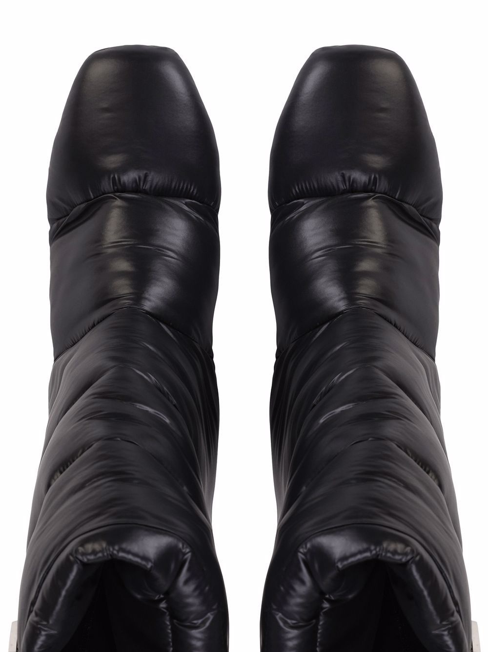 padded mid-calf length boots - 4