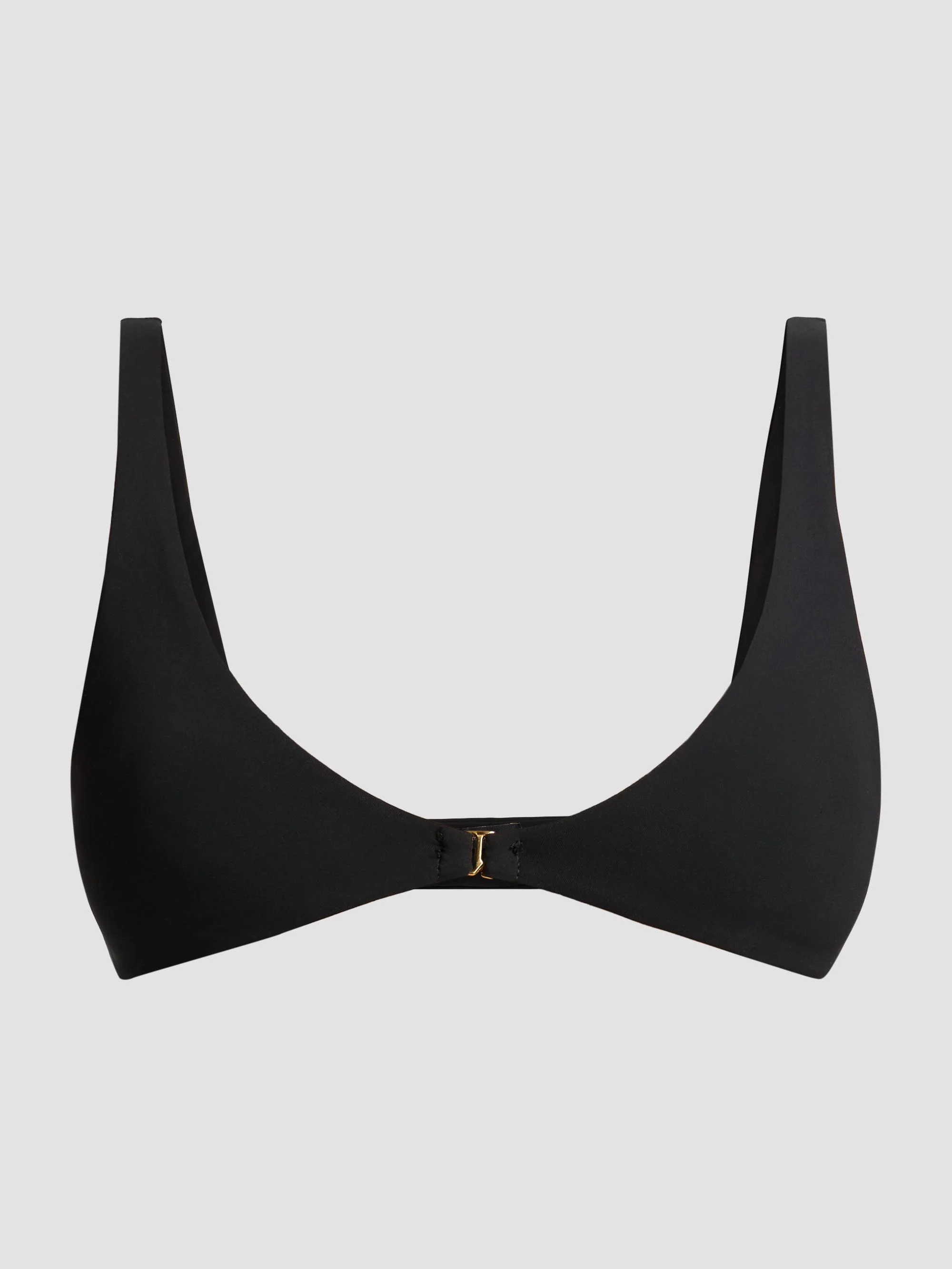 Women's Echauffe Scoopneck Bikini Top - Black - 1