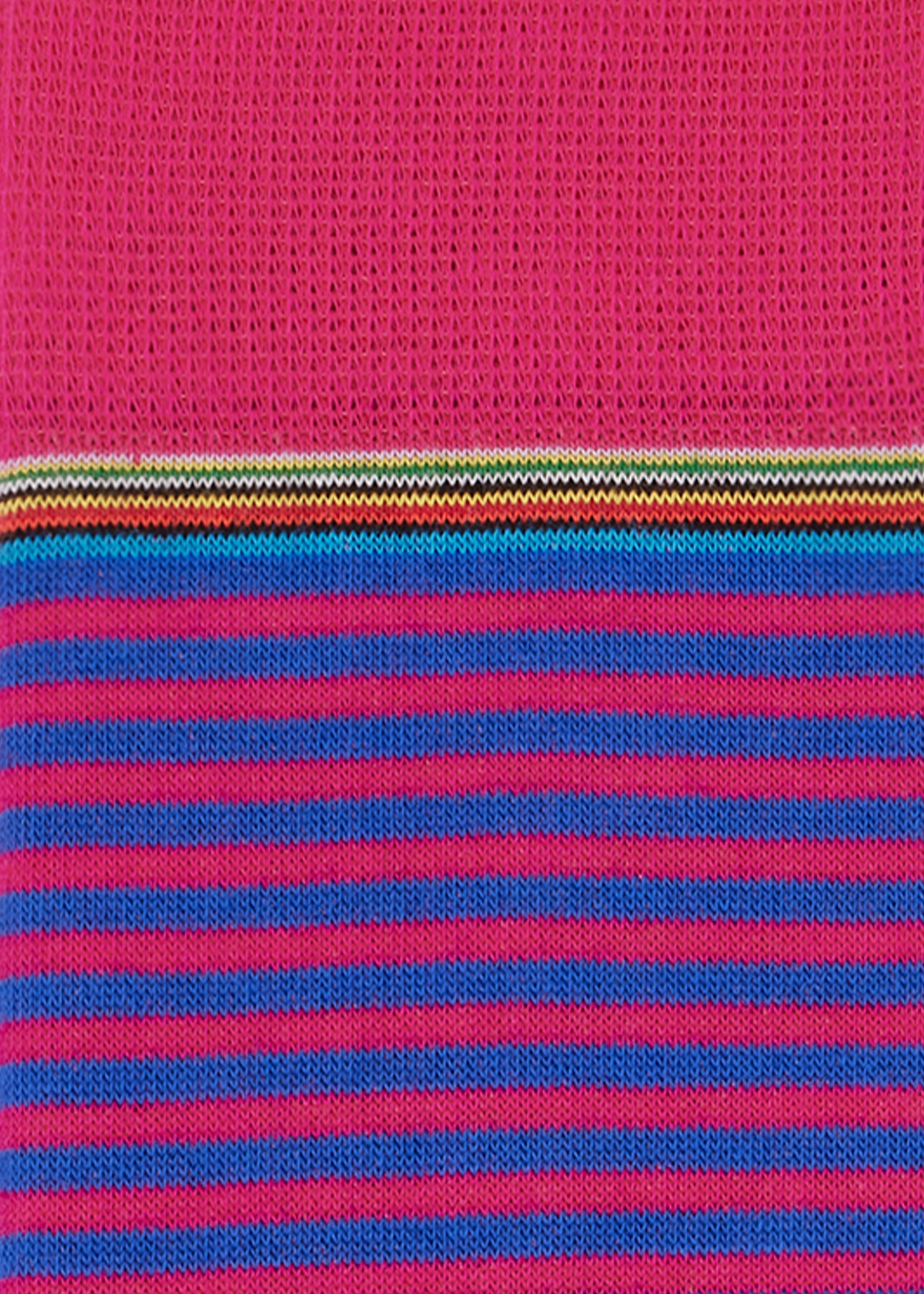 Pink and Blue Stripe Socks - 3
