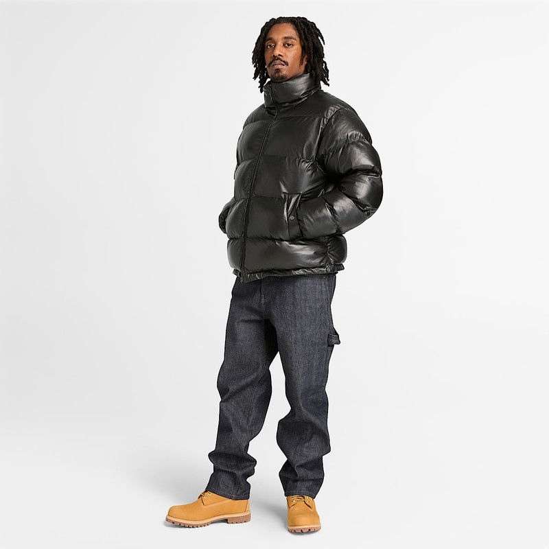 Welch Mountain Leather Puffer Jacket 7