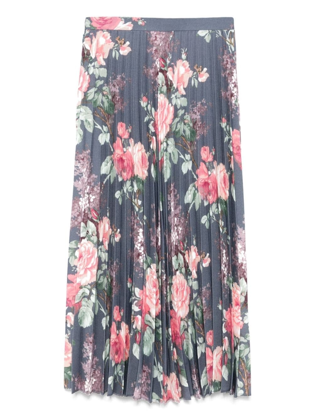 floral-print midi skirt - 2