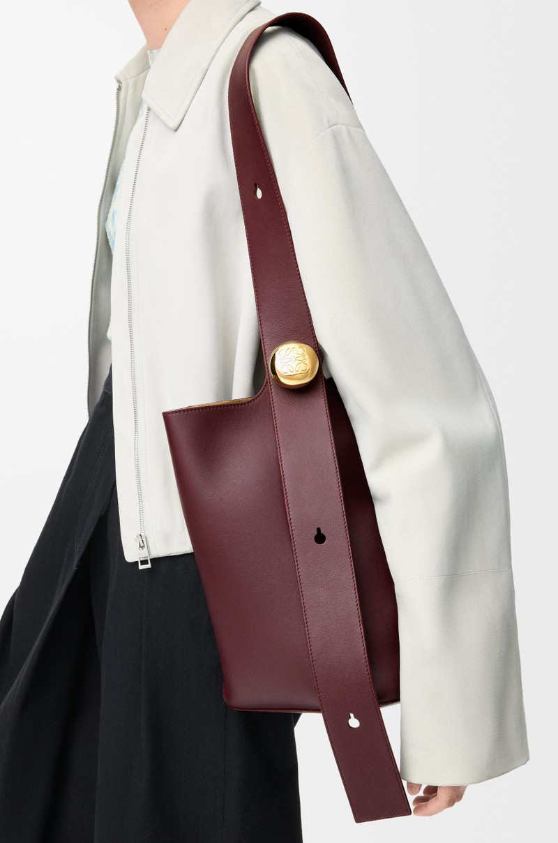 Loewe Medium Pebble Bucket bag in mellow calfskin outlook