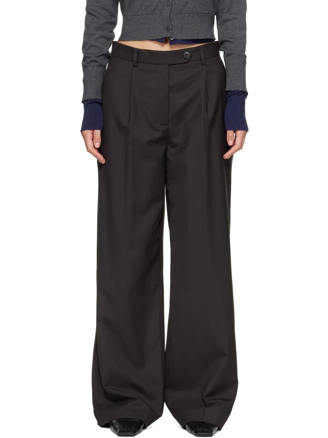 Black Primary Trousers - 1