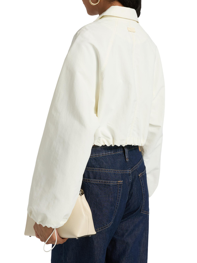 Women's Colsen Drawcord Crop Jacket - White 5