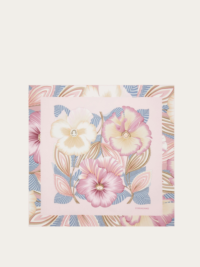Brezza print silk scarf 1
