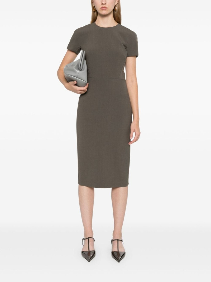 Victoria Beckham fitted midi dress outlook