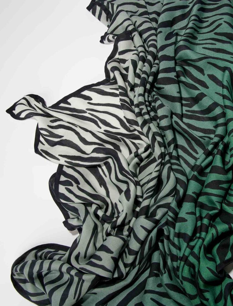 Zebra print scarf - 5