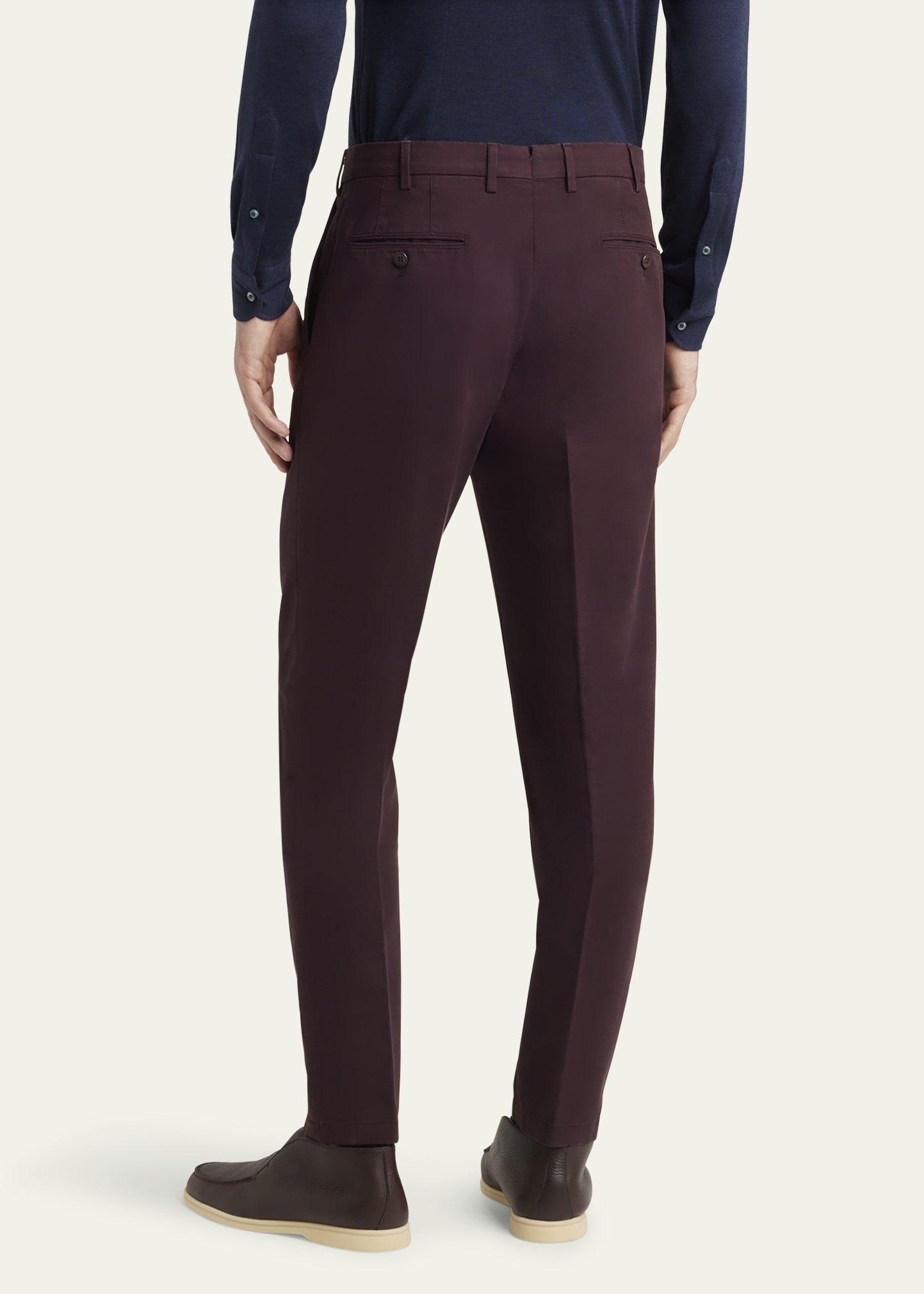 Men's Carlo Hyannis Straight Cotton Trousers - 3