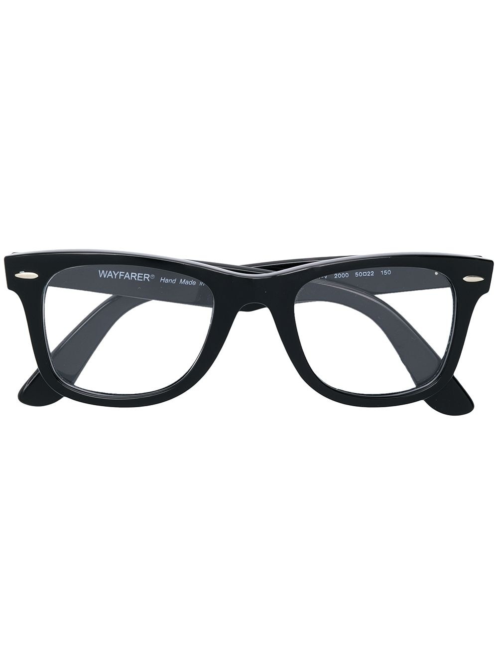 Wayfarer frame glasses - 1