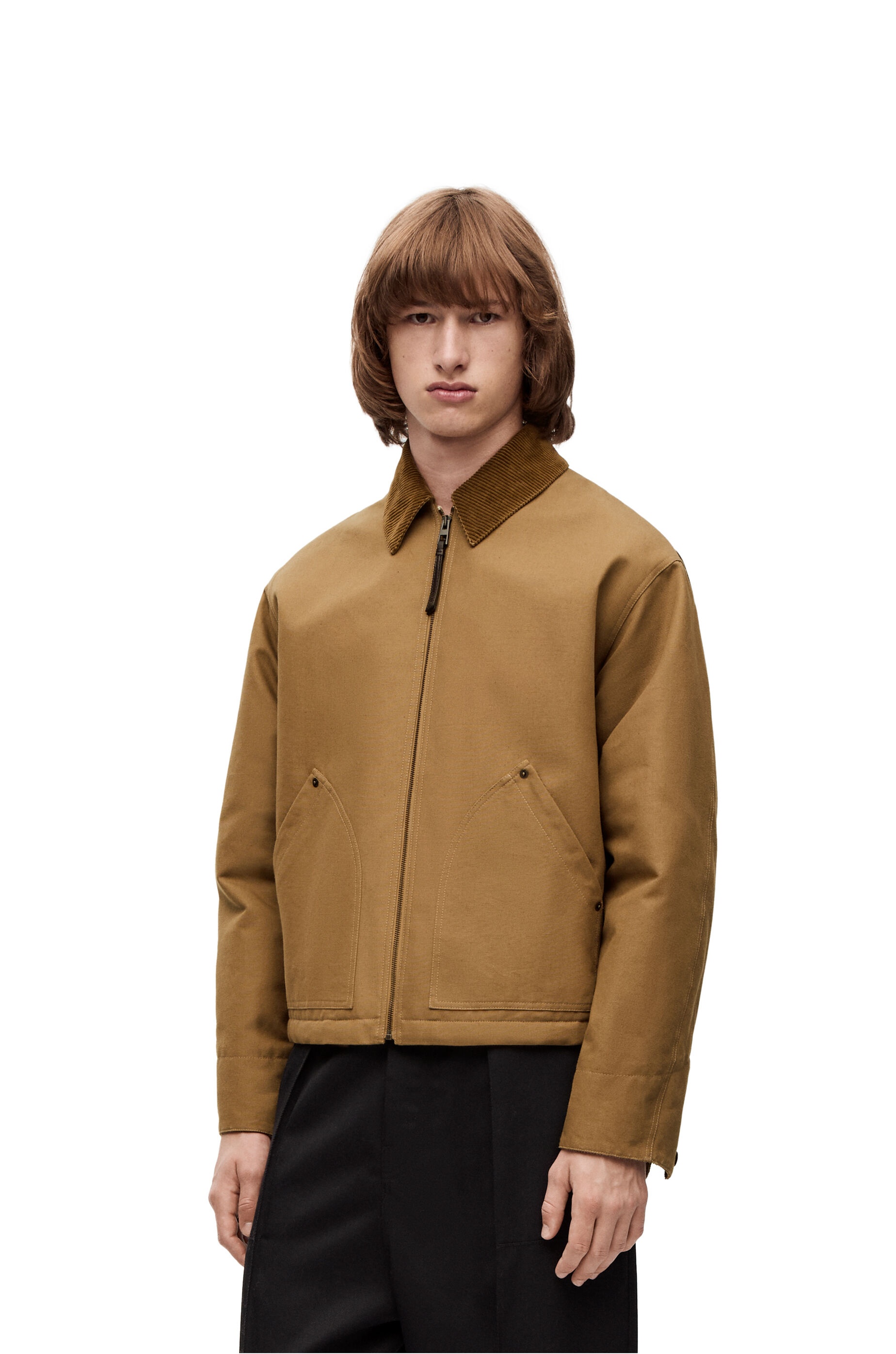 Zipped workwear jacket in cotton - 3