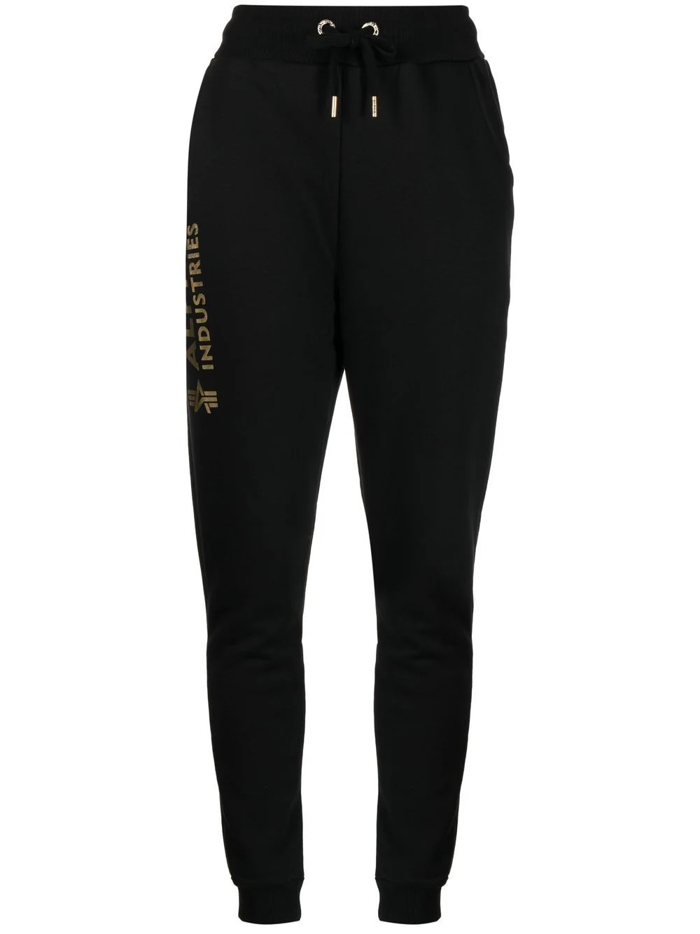 logo-print drawstring track pants - 1