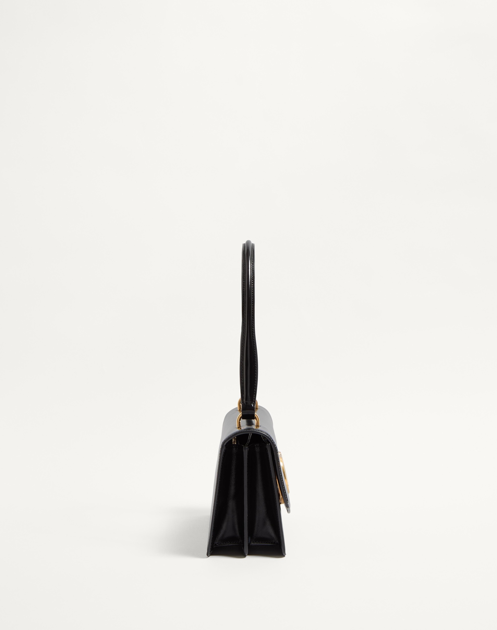 VALENTINO GARAVANI VAIN BAG WITH HANDLE IN SHINY CALFSKIN - 4