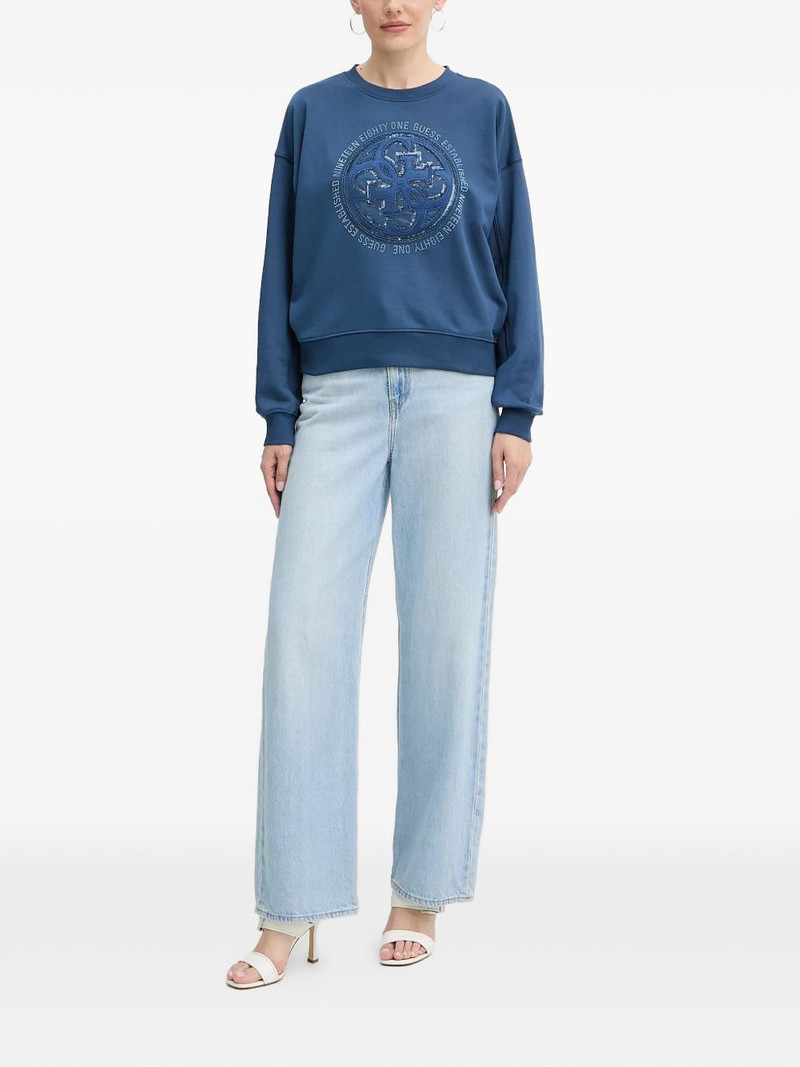 GUESS USA logo-print sweatshirt outlook