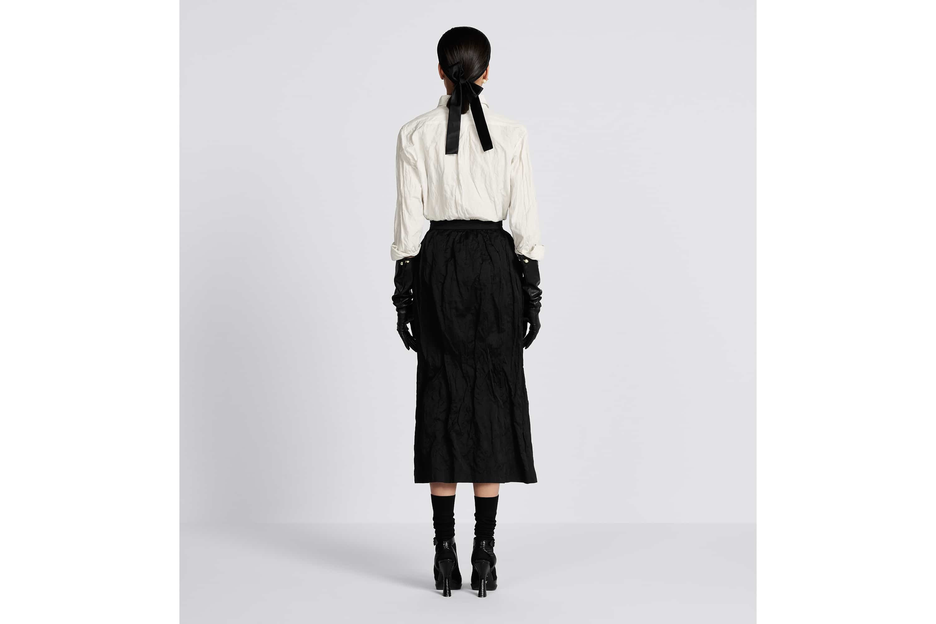 Mid-Length Straight-Cut Skirt - 6