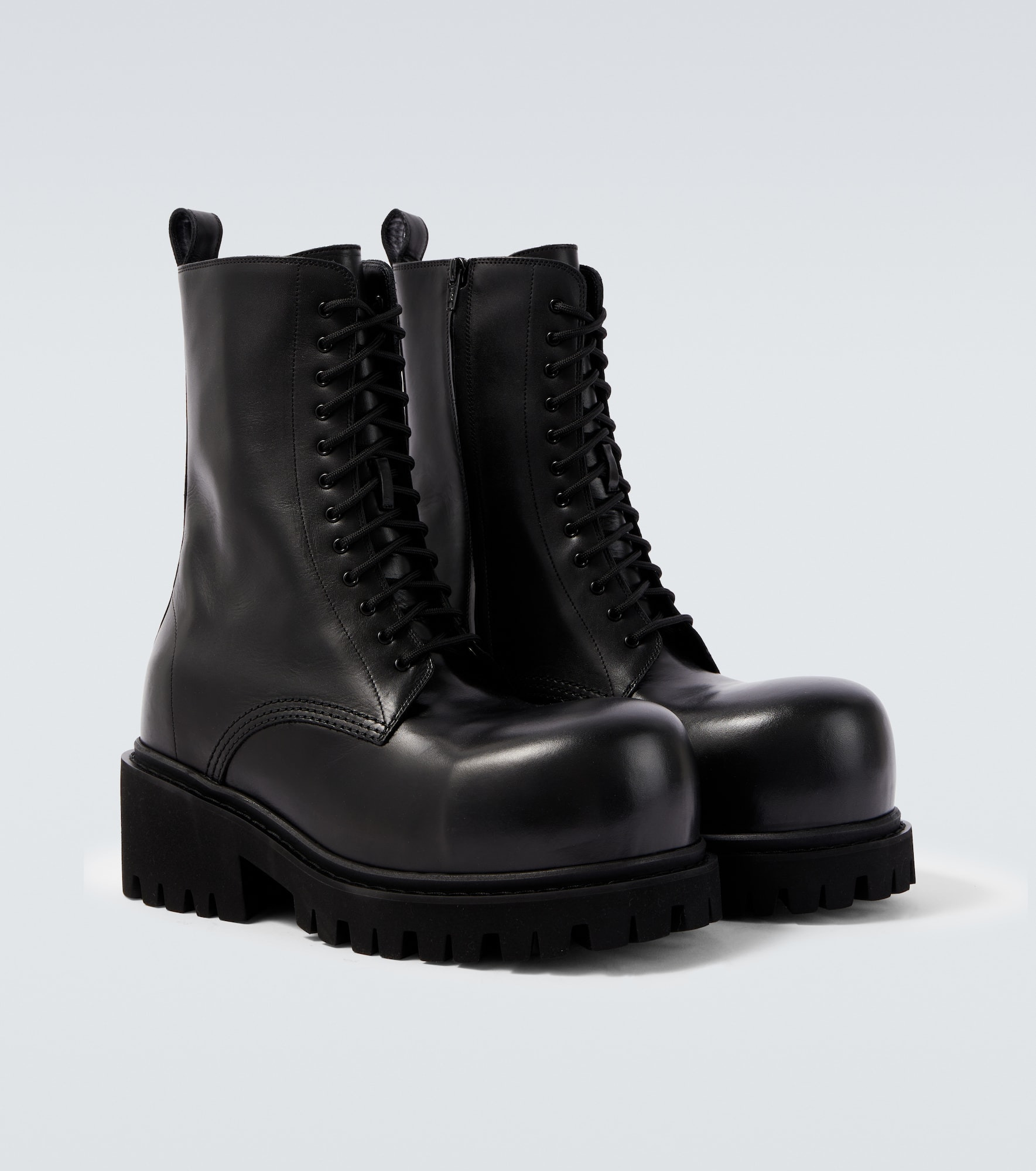 Stomper leather boots - 5