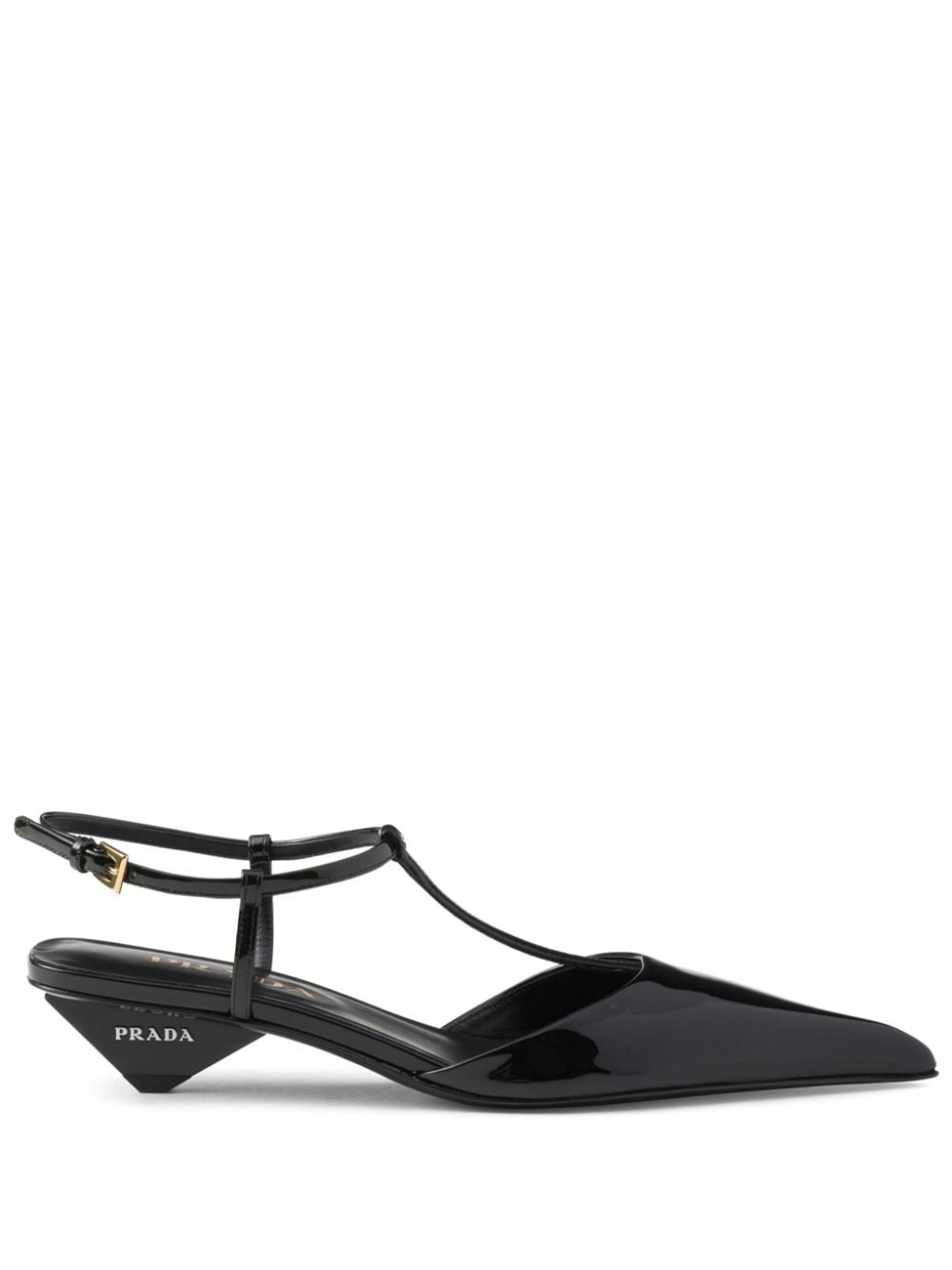 35mm leather slingback pumps - 1