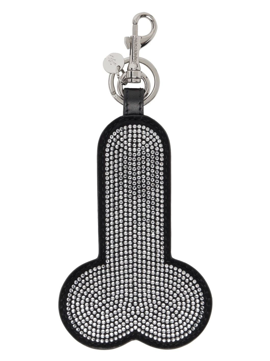 Black Crystal Penis Keychain - 1