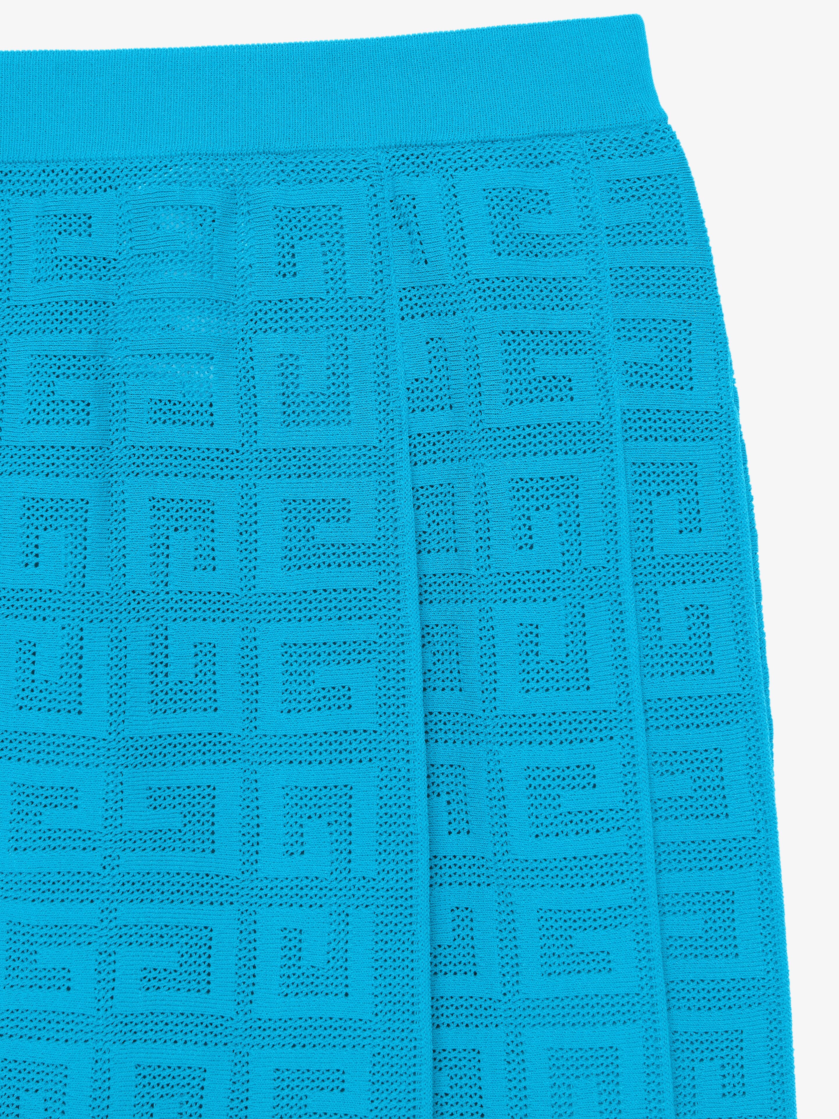 PLEATED SKIRT IN 4G JACQUARD - 5