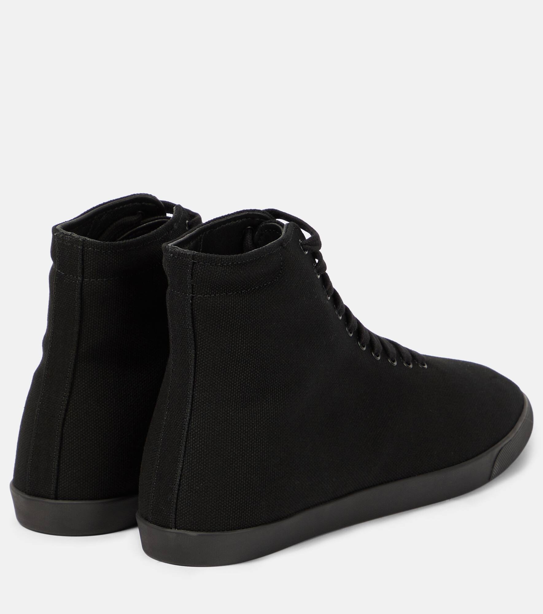 Canvas high-top sneakers - 3