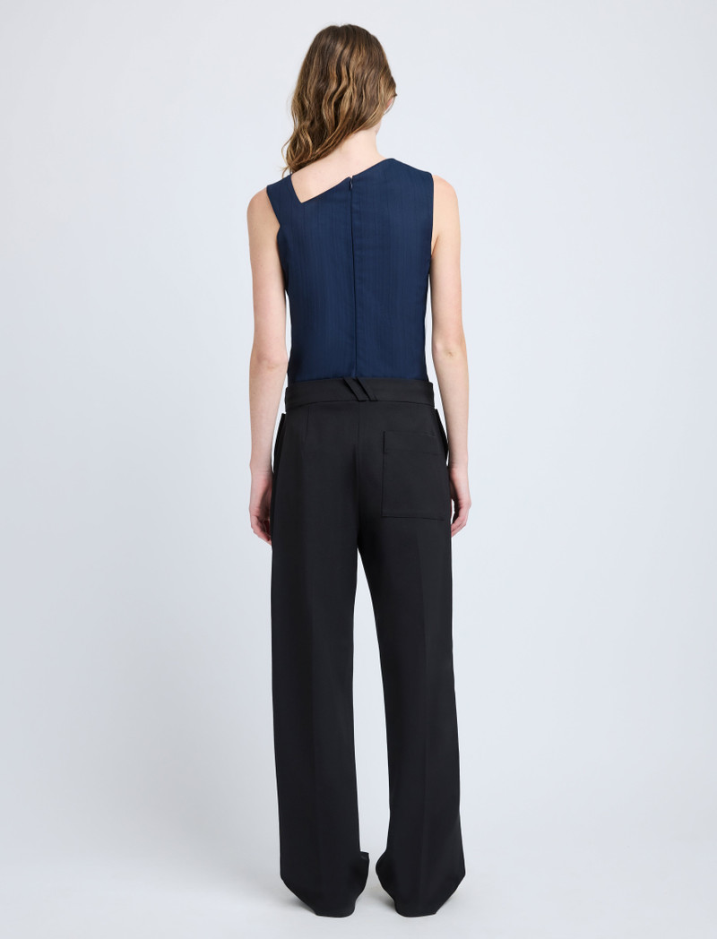 Marin Top in Technical Nylon Jacquard 5