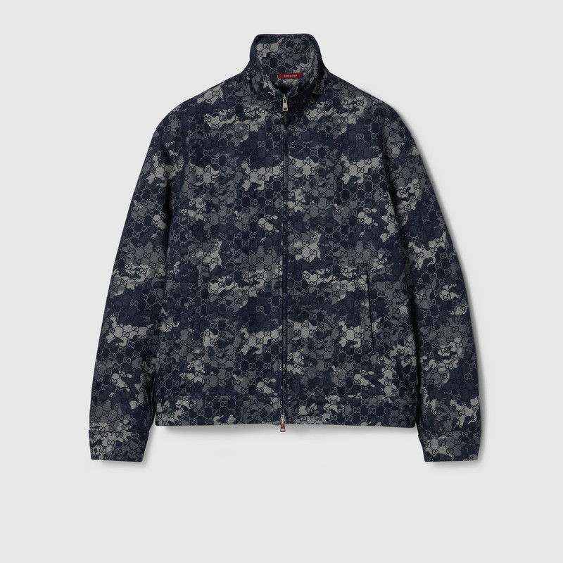 GG jacquard denim jacket 1