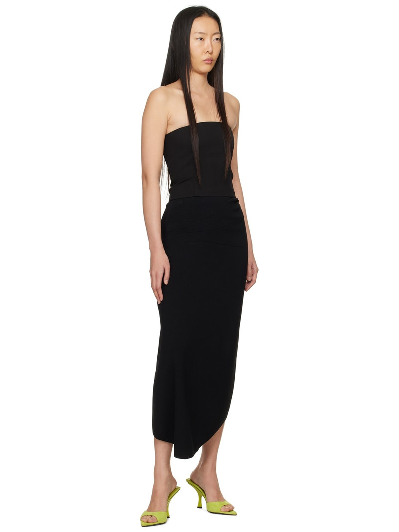 GAUGE81 Black Lange Midi Skirt outlook