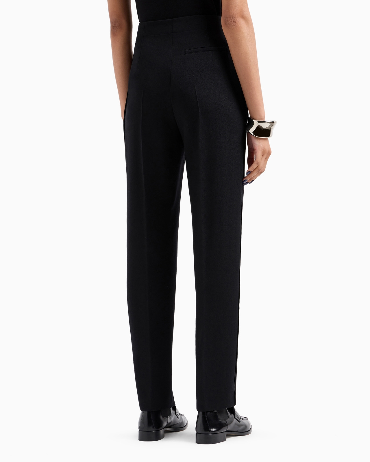 Virgin wool tuxedo trousers - 3