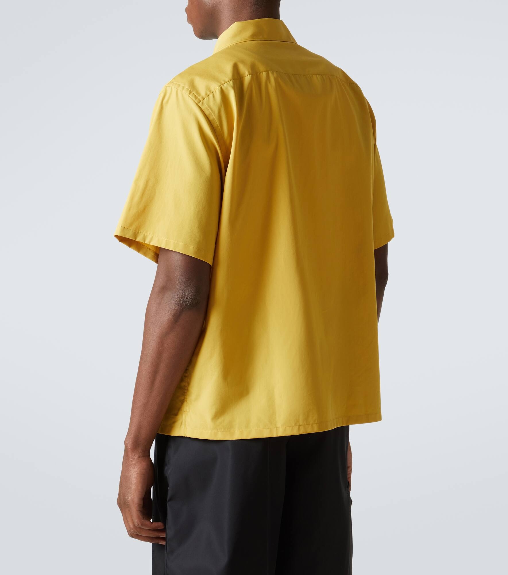 Cotton poplin bowling shirt - 4