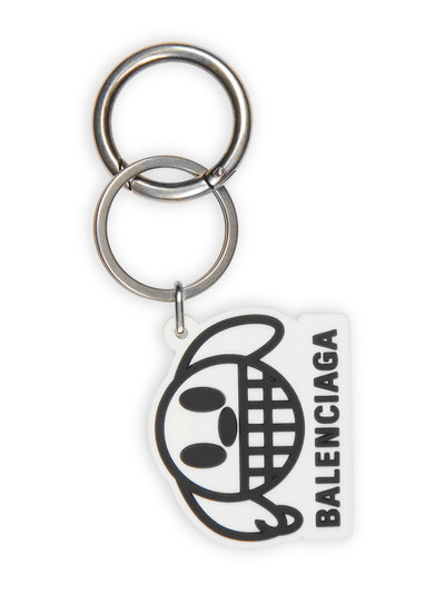 BALENCIAGA dog motif keyring outlook