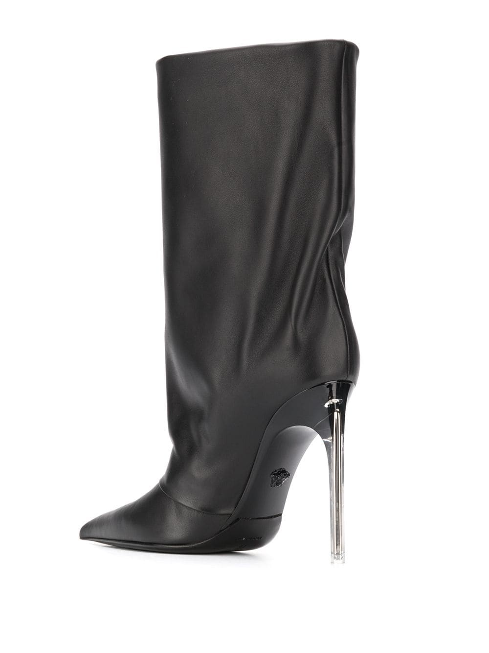 mid-calf stiletto boots - 3