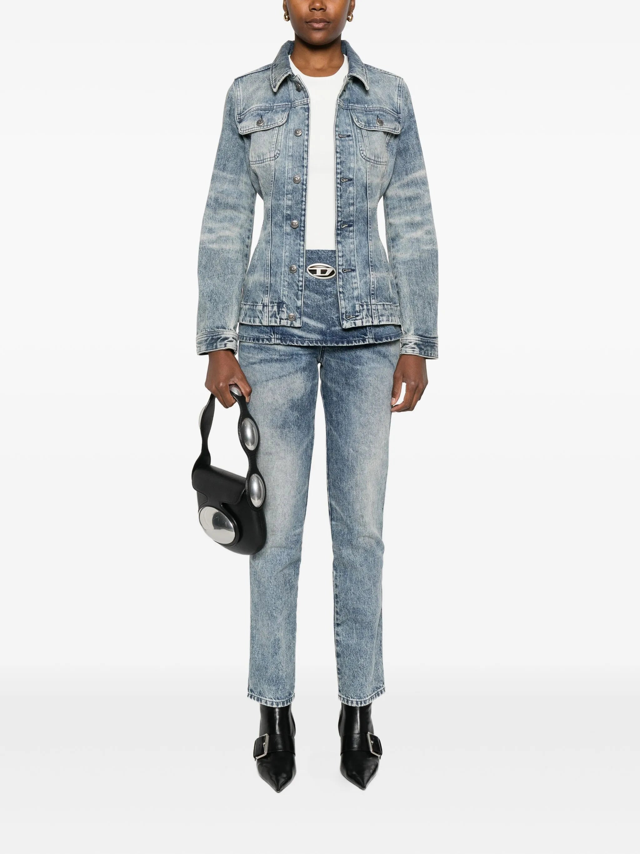 Diesel Button-fastening Denim Jacket - 3