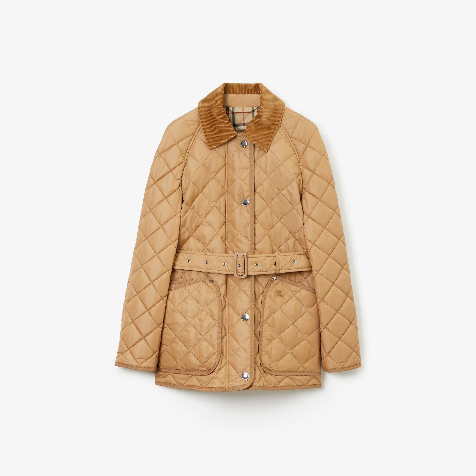 Quilted Nylon Barn Jacket - 1