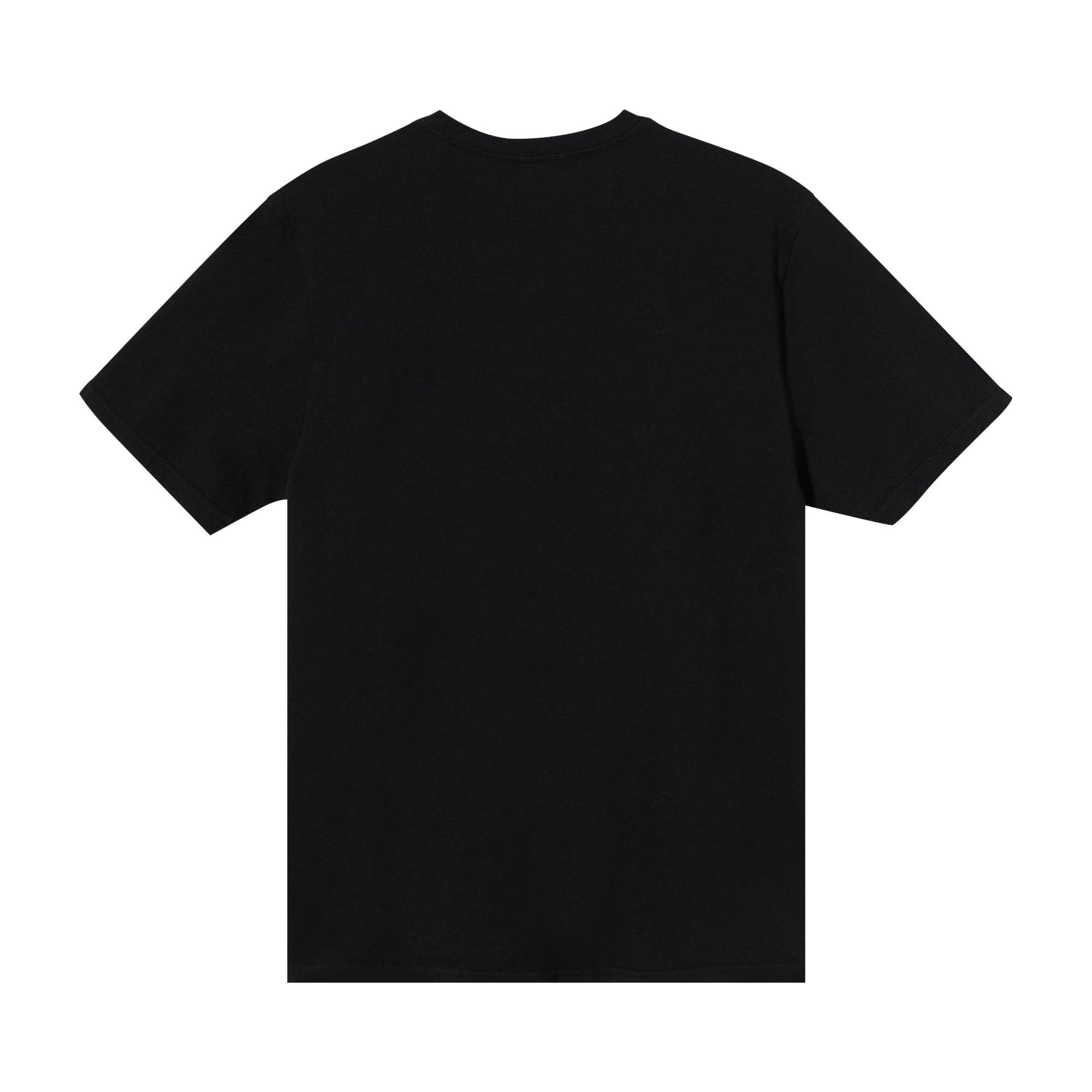 Stussy Rolling TV Pigment Dye Tee 'Black' - 2