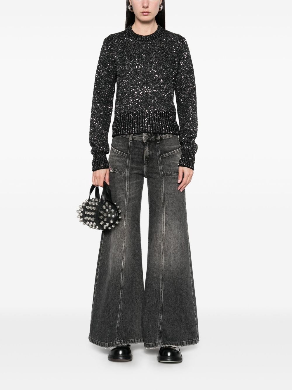 sequinned sweater - 2