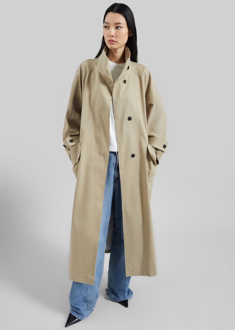 Lenoir Trench Coat - Beige 5