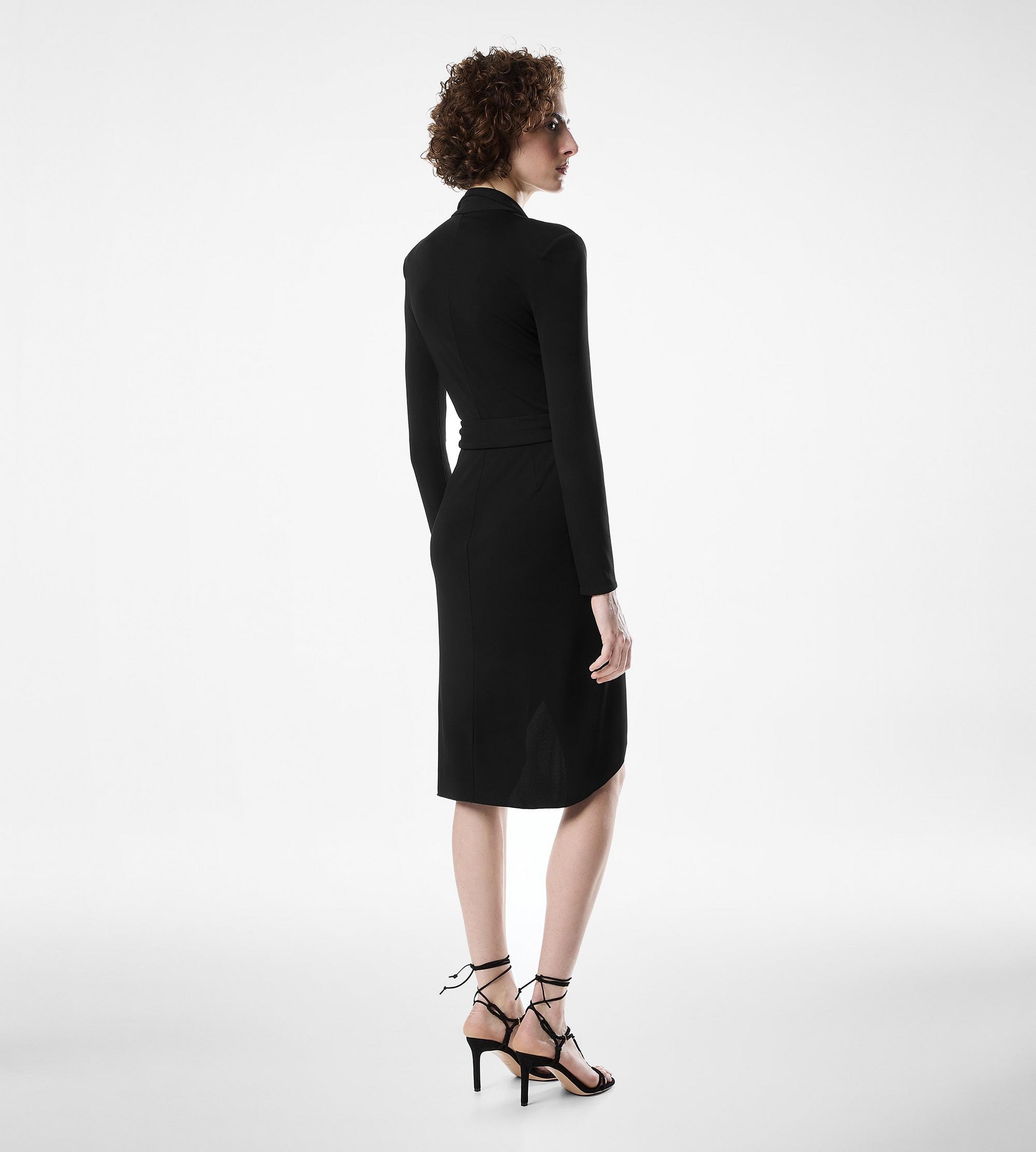 LONG SLEEVE WRAP DRESS - 3