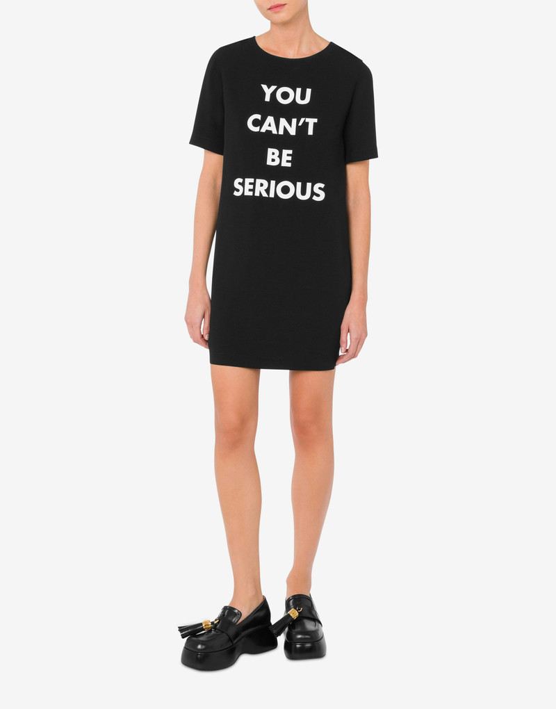 Moschino YOU CAN'T BE SERIOUS DRESS outlook
