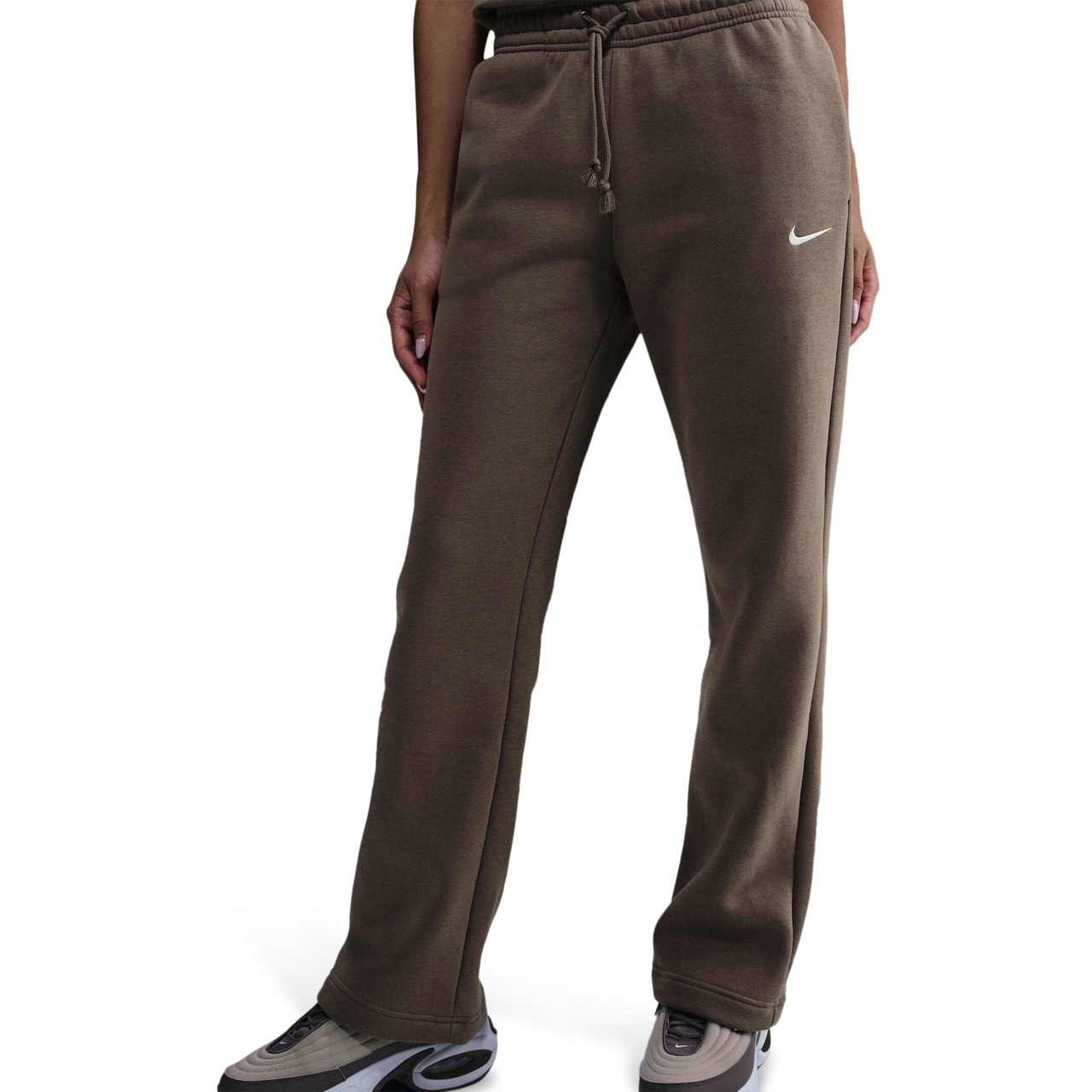 Nike Womens Nike NSW Phoenix Fleece Mid Rise OH Pant - 1
