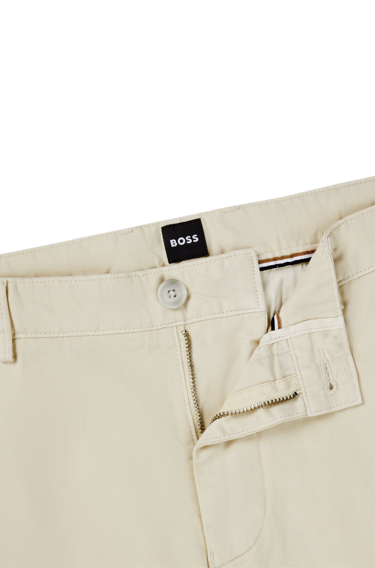 SLIM-FIT SHORTS IN STRETCH-COTTON GABARDINE - 6