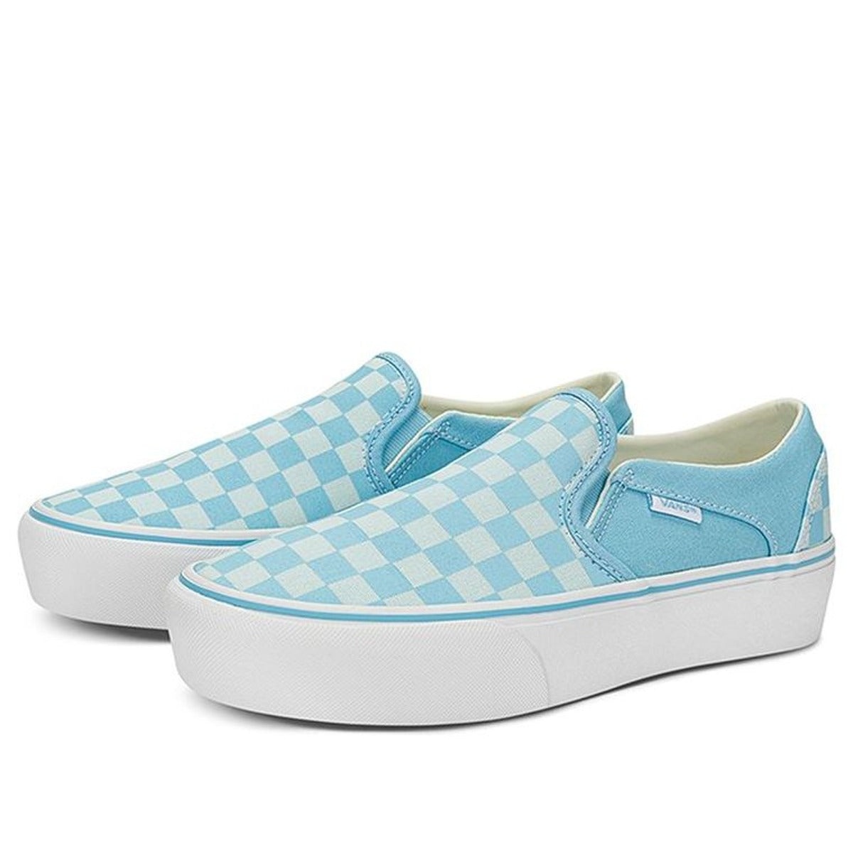 (WMNS) Vans Asher Platform California 'Blue White' VN0A3WMMYRQ - 2