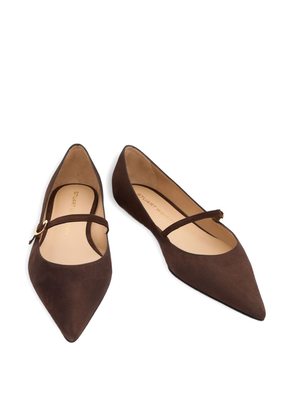 Emilia pointed-toe ballet flats - 4